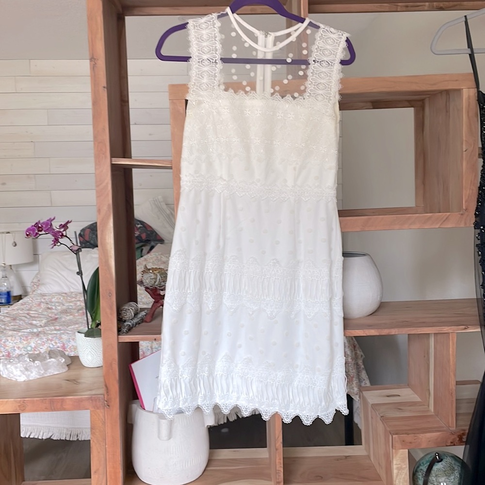 perfect condition white dress!!
